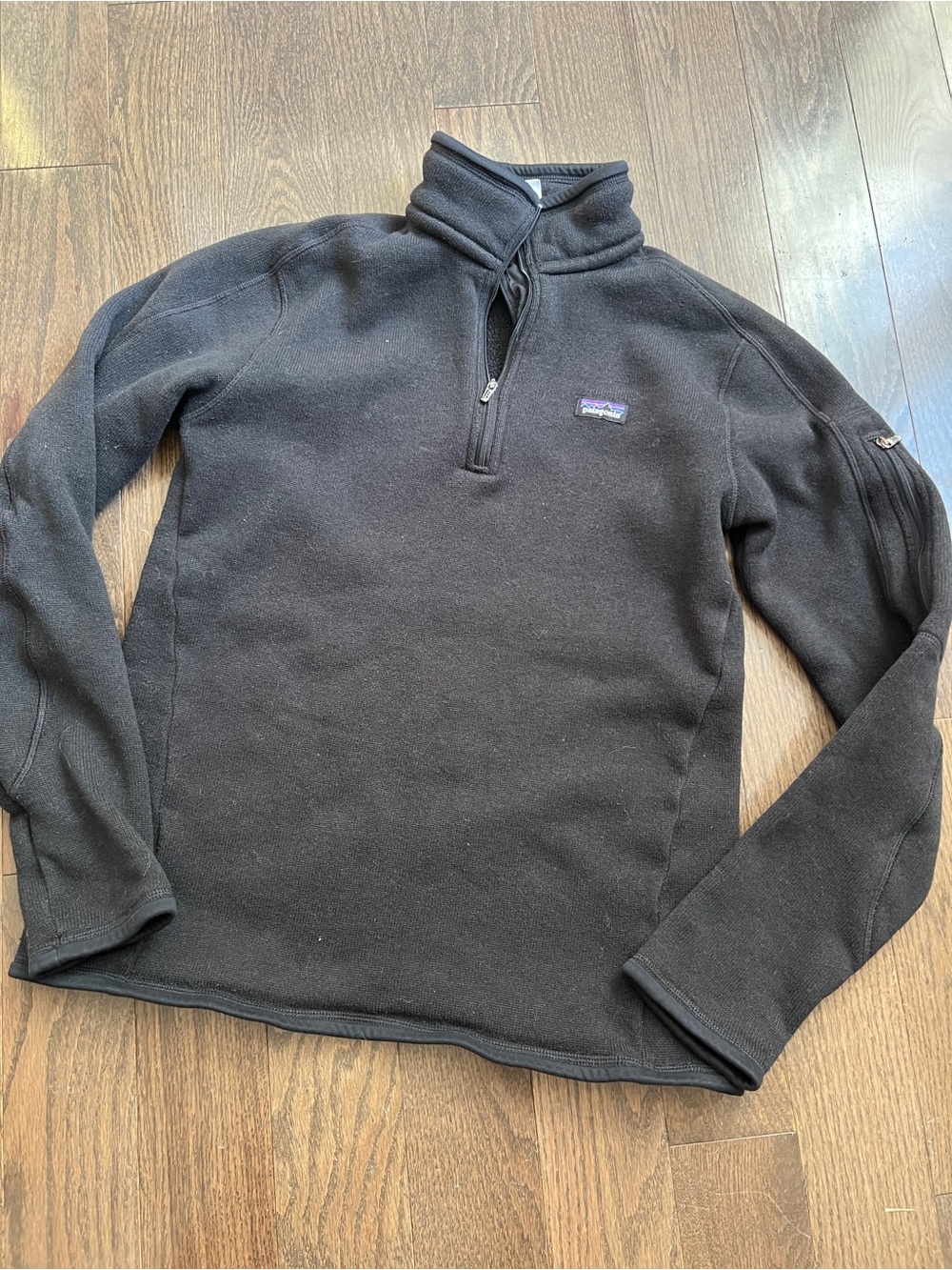 Patagonia Better Sweater Black Quarter-Zip Fleece Pullover Women’s Medium